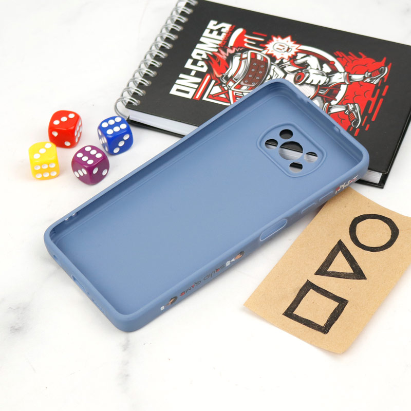 قاب سیلیکونی محافظ لنزدار طرح اسکویید گیم Xiaomi Poco X3 کد 13