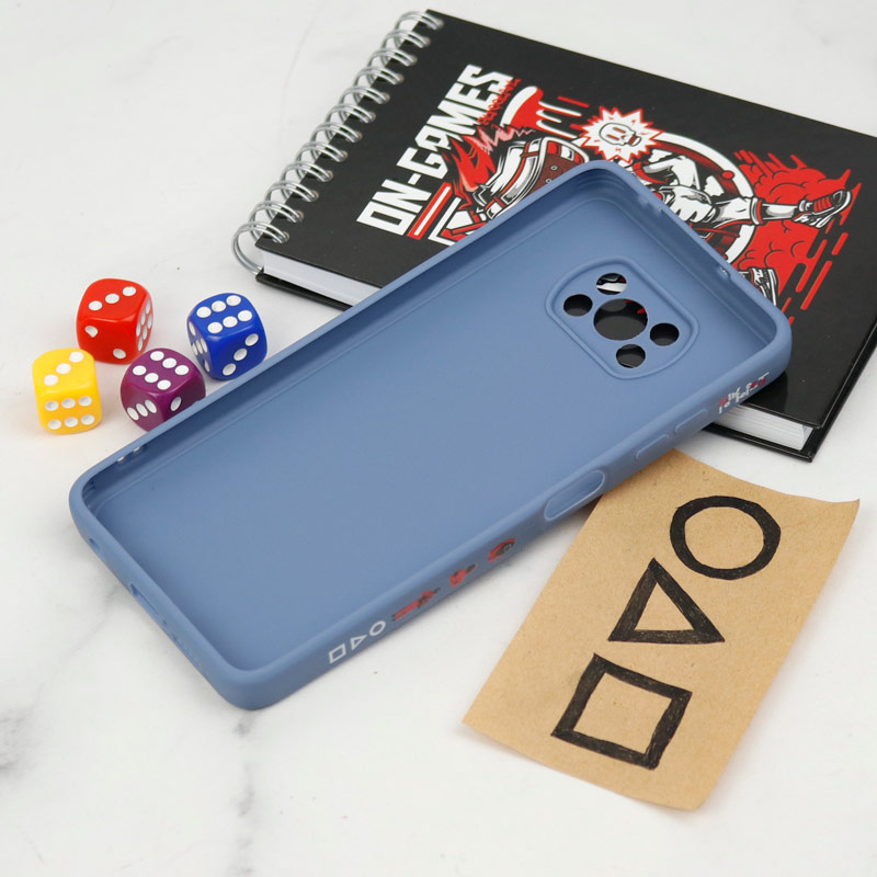 قاب سیلیکونی محافظ لنزدار طرح اسکویید گیم Xiaomi Poco X3 کد 1