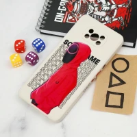 قاب سیلیکونی محافظ لنزدار طرح اسکویید گیم Xiaomi Poco X3 کد 5