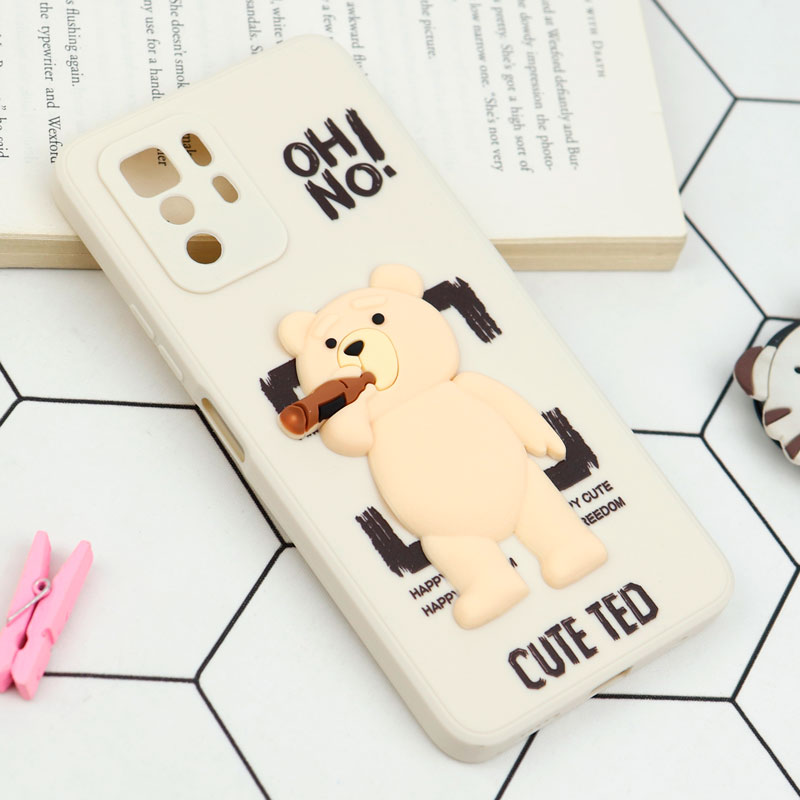 قاب سیلیکونی خرس TED محافظ لنزدار Xiaomi Poco X3 GT