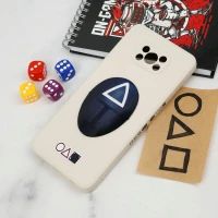 قاب سیلیکونی محافظ لنزدار طرح اسکویید گیم Xiaomi Poco X3 کد 3