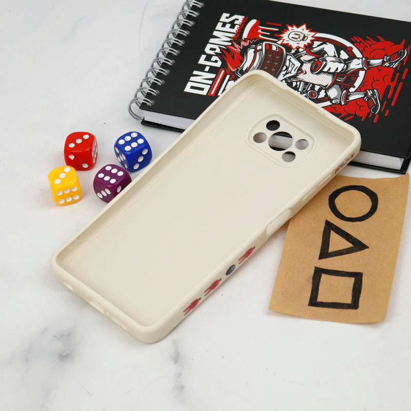 قاب سیلیکونی محافظ لنزدار طرح اسکویید گیم Xiaomi Poco X3 کد 7