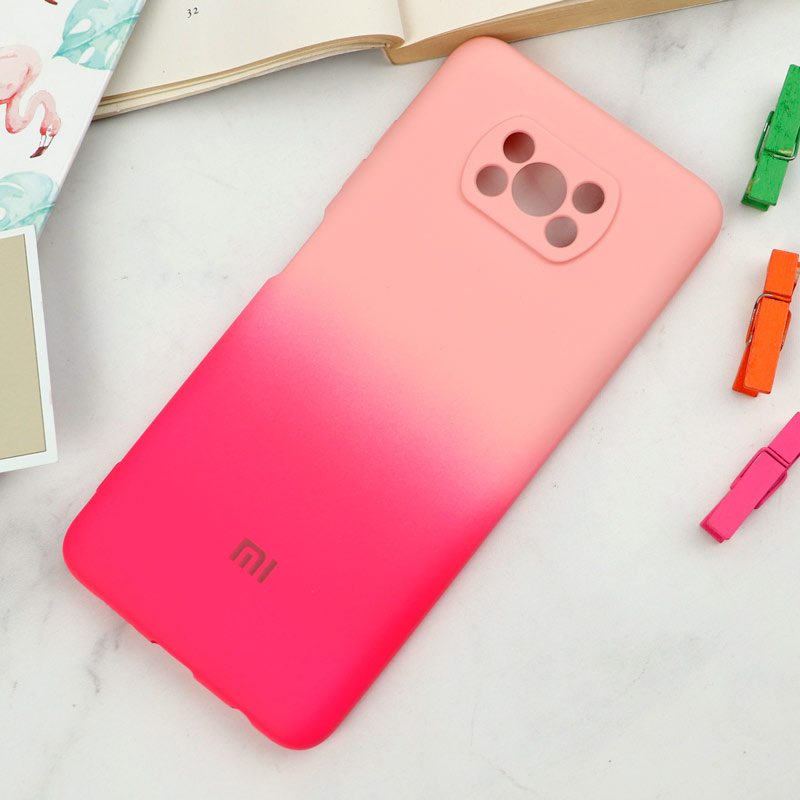 قاب سیلیکونی محافظ لنزدار دو رنگ Xiaomi Poco X3
