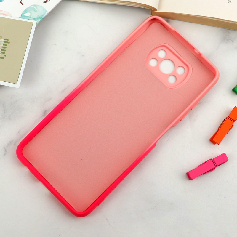 قاب سیلیکونی محافظ لنزدار دو رنگ Xiaomi Poco X3