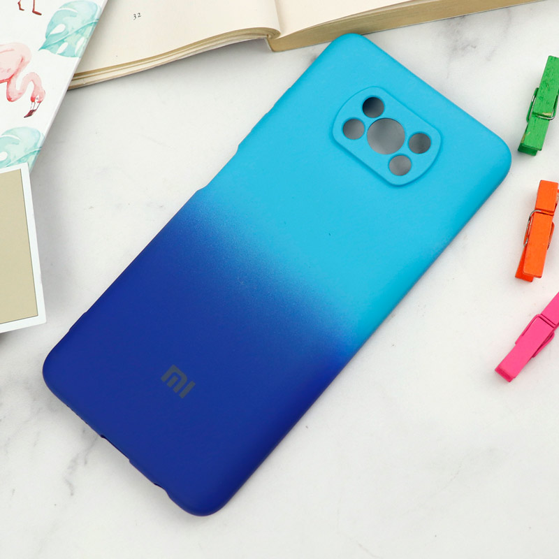 قاب سیلیکونی محافظ لنزدار دو رنگ Xiaomi Poco X3