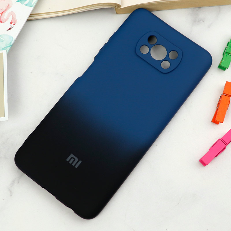 قاب سیلیکونی محافظ لنزدار دو رنگ Xiaomi Poco X3