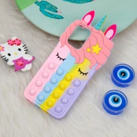 قاب اورجینال سیلیکونی یونیکورن پاپیتی Xiaomi Redmi Note 10 4G / Redmi Note 10s