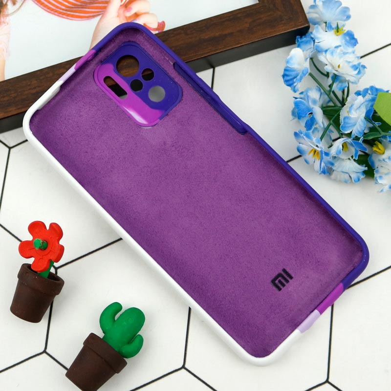 قاب سیلیکونی اورجینال رنگین کمانی محافظ لنزدار Redmi Note 10 4G