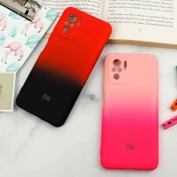 قاب سیلیکونی محافظ لنزدار دو رنگ Xiaomi Redmi Note 10 / Redmi Note 10s