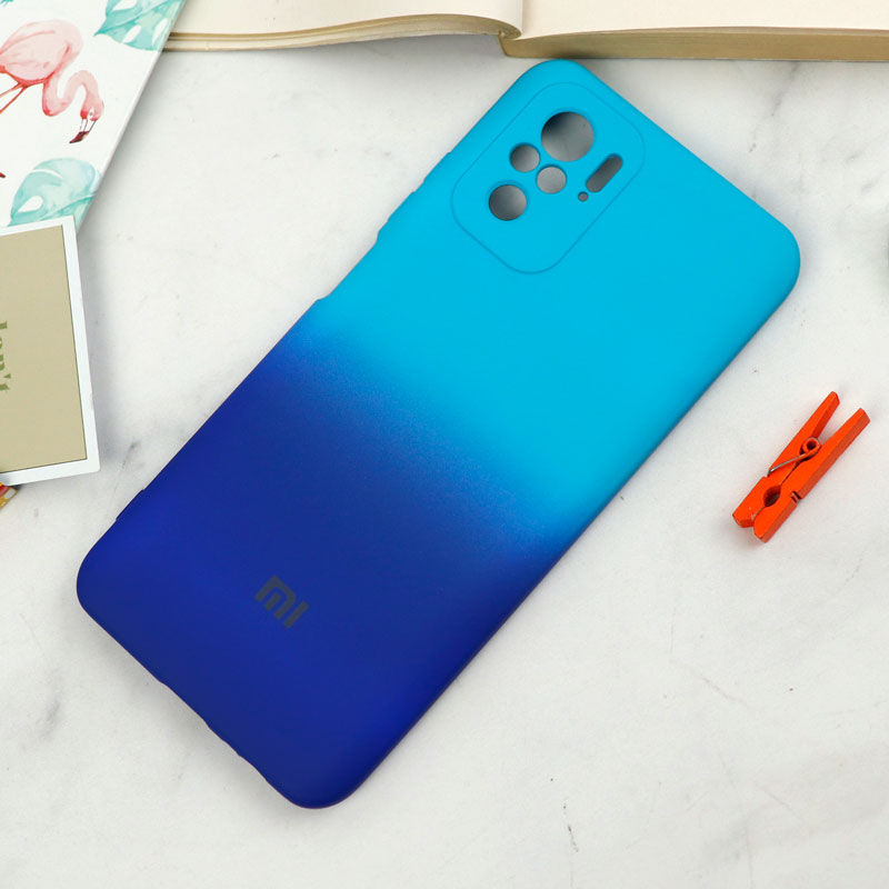 قاب سیلیکونی محافظ لنزدار دو رنگ Xiaomi Redmi Note 10 / Redmi Note 10s