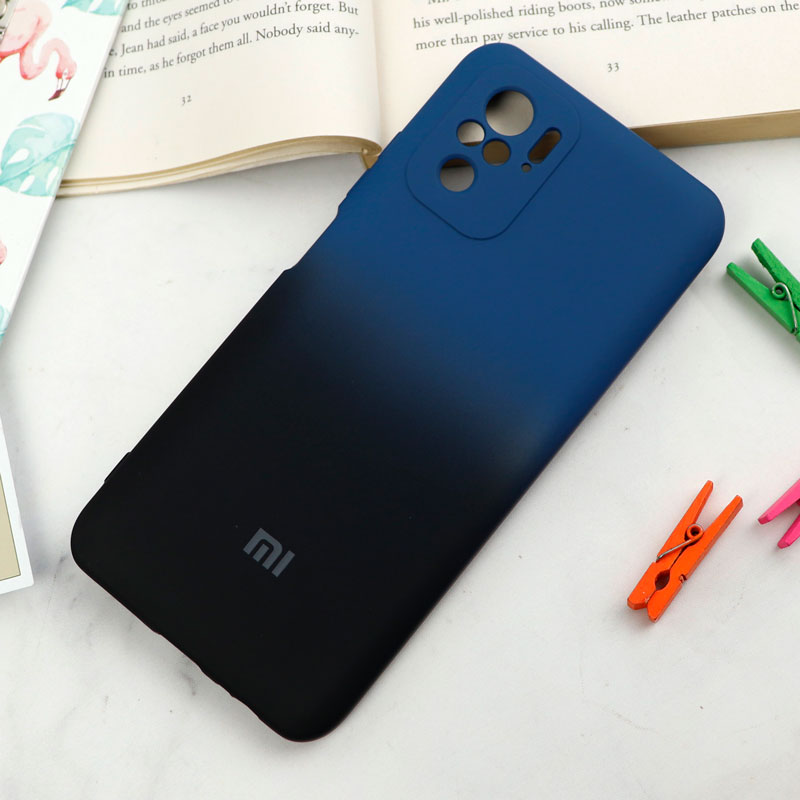 قاب سیلیکونی محافظ لنزدار دو رنگ Xiaomi Redmi Note 10 / Redmi Note 10s