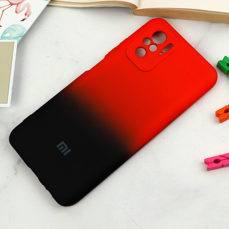 قاب سیلیکونی محافظ لنزدار دو رنگ Xiaomi Redmi Note 10 / Redmi Note 10s