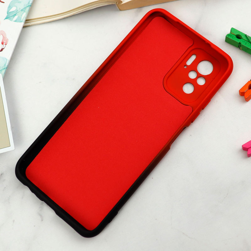 قاب سیلیکونی محافظ لنزدار دو رنگ Xiaomi Redmi Note 10 / Redmi Note 10s