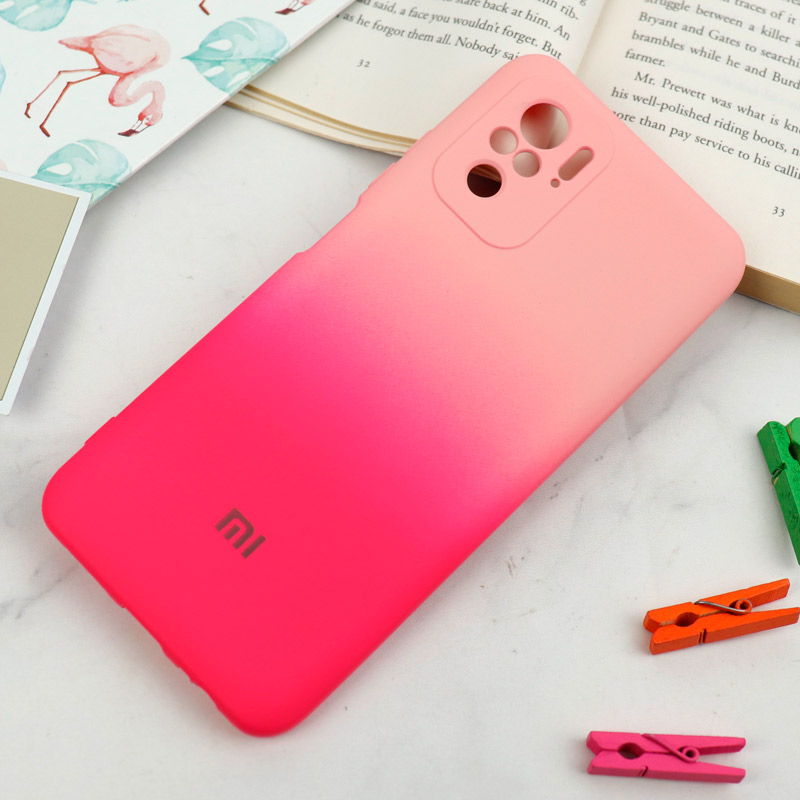 قاب سیلیکونی محافظ لنزدار دو رنگ Xiaomi Redmi Note 10 / Redmi Note 10s