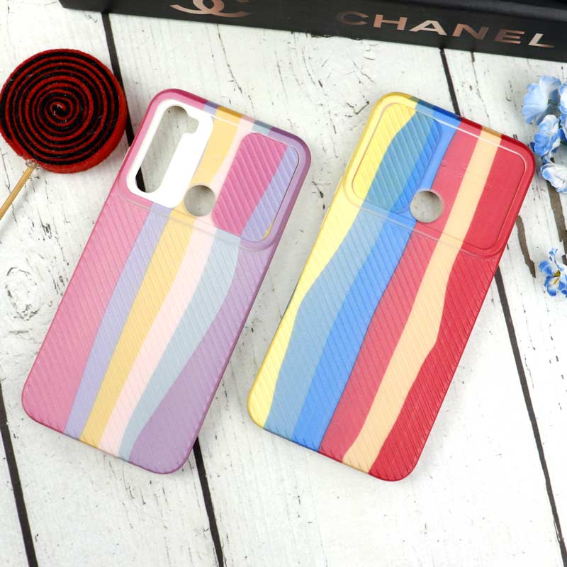قاب سیلیکونی محافظ لنزدار کبریتی طرح آبرنگی Xiaomi Redmi Note 8