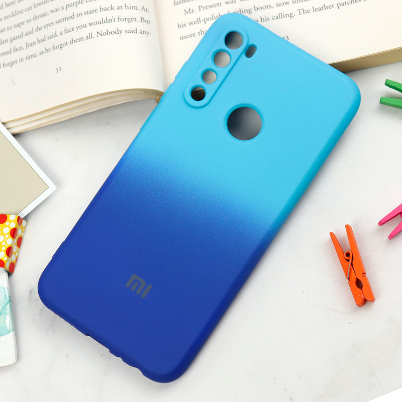 قاب سیلیکونی محافظ لنزدار دو رنگ Xiaomi Redmi Note 8