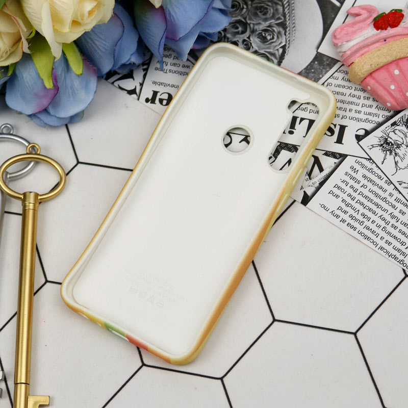 قاب سیلیکونی محافظ لنزدار کبریتی طرح آبرنگی Xiaomi Redmi Note 8