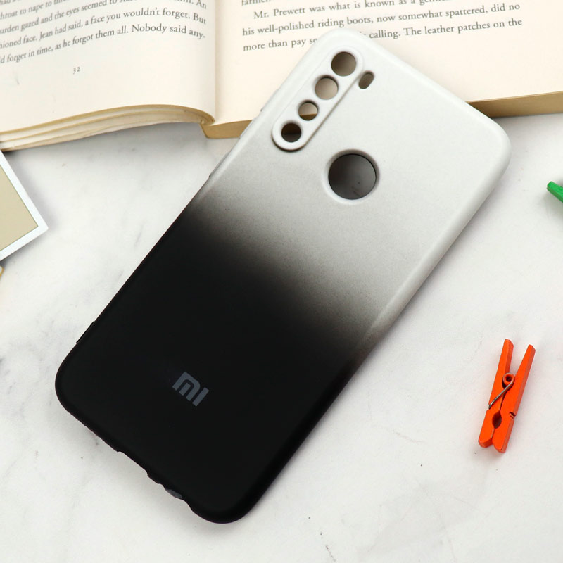 قاب سیلیکونی محافظ لنزدار دو رنگ Xiaomi Redmi Note 8