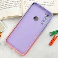 قاب سیلیکونی محافظ لنزدار دو رنگ Xiaomi Redmi Note 8