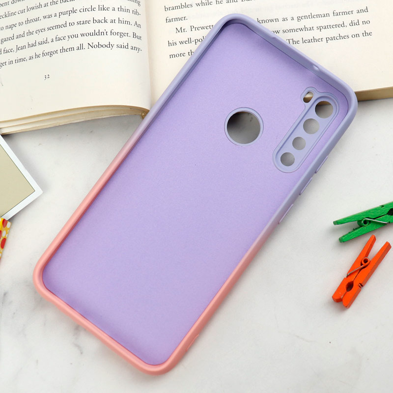 قاب سیلیکونی محافظ لنزدار دو رنگ Xiaomi Redmi Note 8