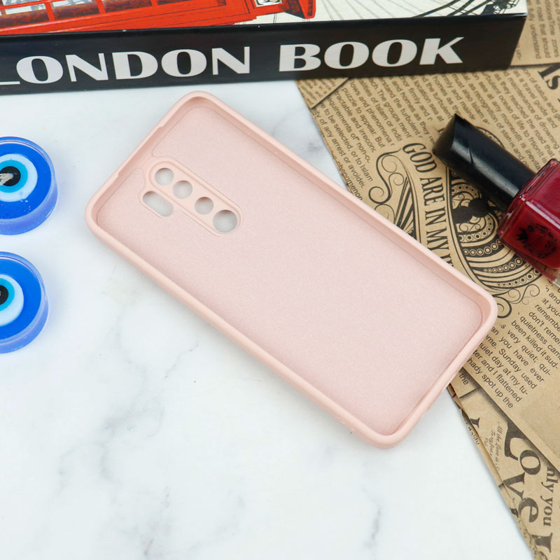 قاب سیلیکونی عروسکی محافظ لنزدار طرح خرسی صورتی Xiaomi Redmi Note 8 Pro