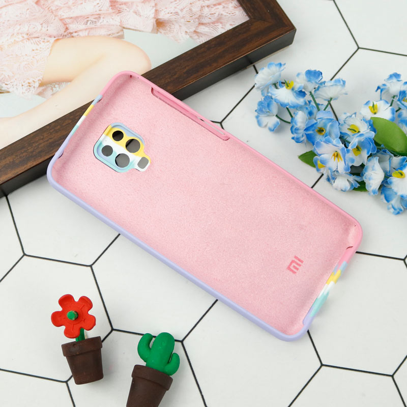 قاب سیلیکونی اورجینال رنگین کمانی محافظ لنزدار Xiaomi Redmi Note 9s