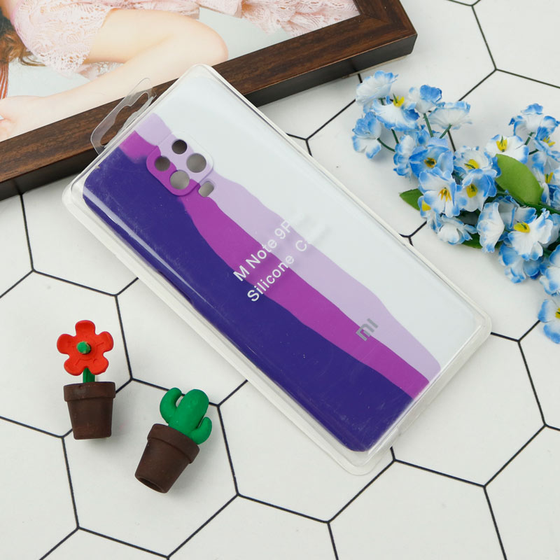 قاب سیلیکونی اورجینال رنگین کمانی محافظ لنزدار Xiaomi Redmi Note 9s