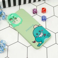قاب سیلیکونی عروسکی محافظ لنزدار طرح Dinosaur آیفون iPhone 11 Pro Max