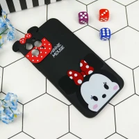 قاب سیلیکونی عروسکی محافظ لنزدار طرح Minnie Mouse آیفون iPhone 11 Pro Max