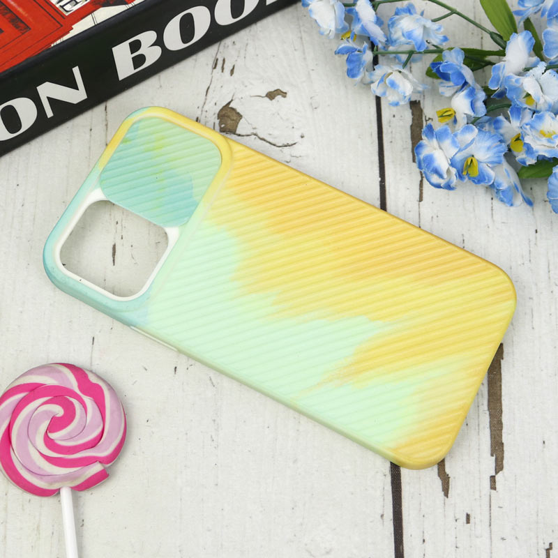 قاب سیلیکونی محافظ لنزدار کبریتی طرح آبرنگی iPhone 12 Pro