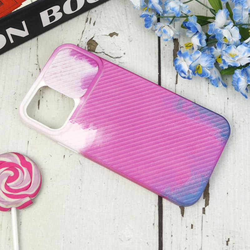 قاب سیلیکونی محافظ لنزدار کبریتی طرح آبرنگی iPhone 12 Pro