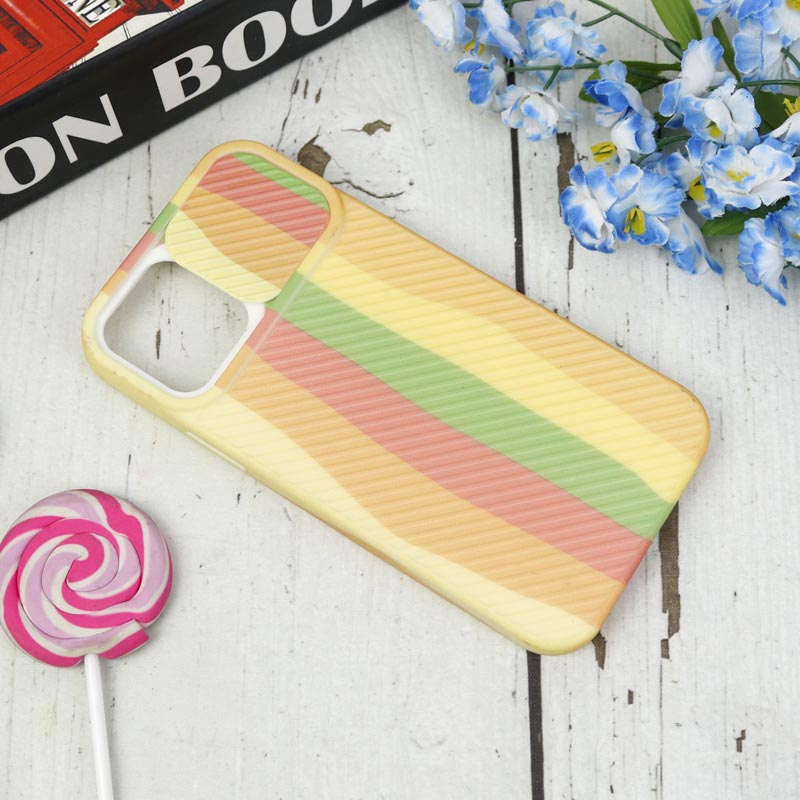 قاب سیلیکونی محافظ لنزدار کبریتی طرح آبرنگی iPhone 12 Pro