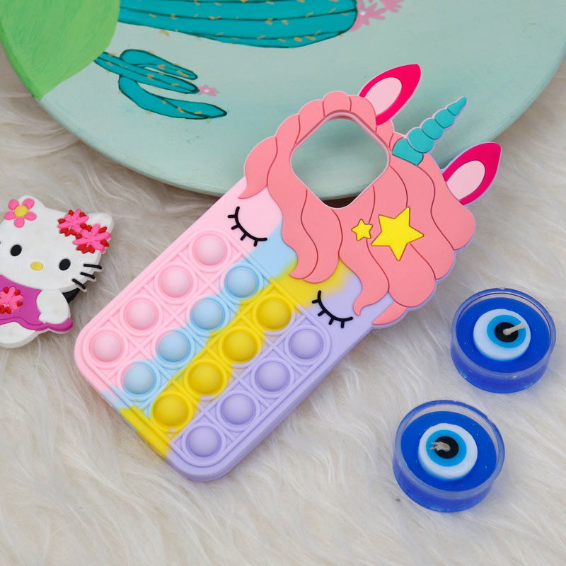 قاب اورجینال سیلیکونی یونیکورن پاپیتی iPhone 12 Pro