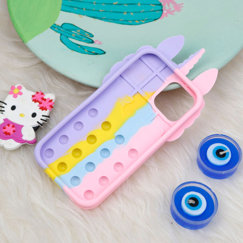 قاب اورجینال سیلیکونی یونیکورن پاپیتی iPhone 12 Pro