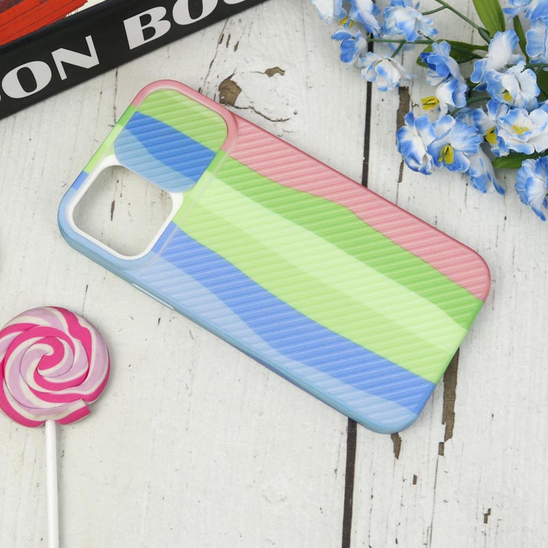 قاب سیلیکونی محافظ لنزدار کبریتی طرح آبرنگی iPhone 12 Pro