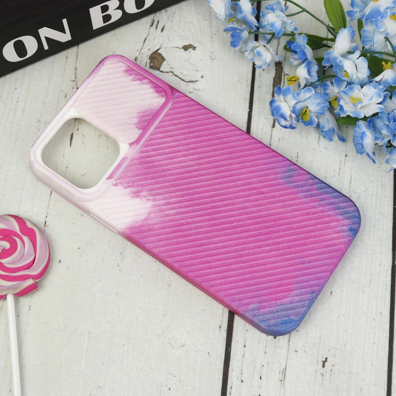 قاب سیلیکونی محافظ لنزدار کبریتی طرح آبرنگی iPhone 12 Pro Max