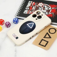 قاب سیلیکونی محافظ لنزدار طرح اسکویید گیم iPhone 13 Pro کد 6