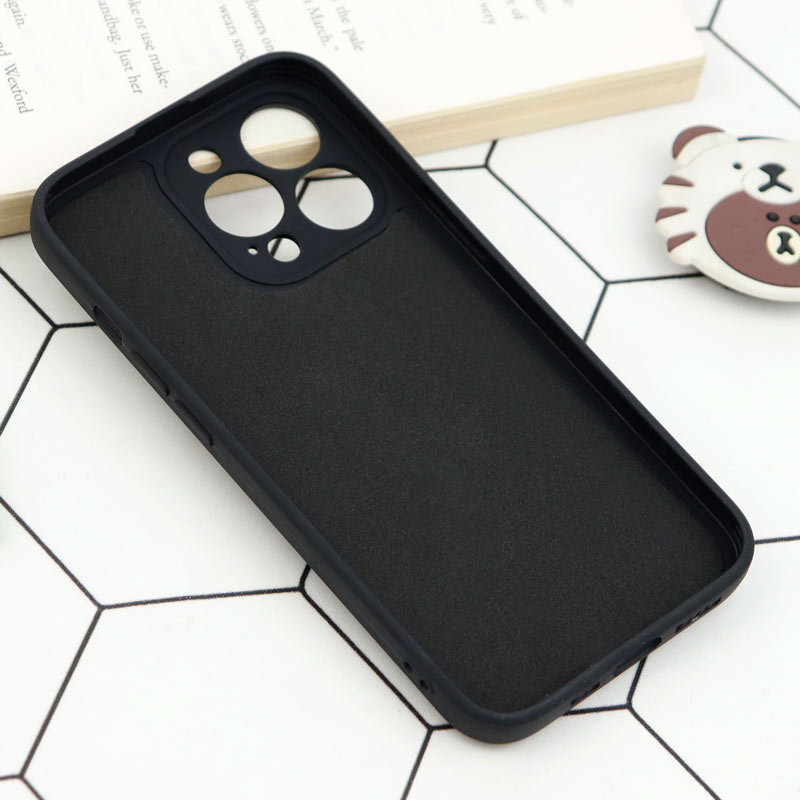 قاب سیلیکونی خرس TED محافظ لنزدار آیفون iPhone 13 Pro مشکی