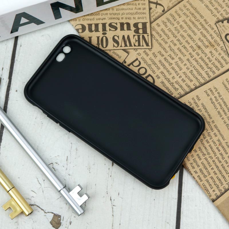 قاب سیلیکونی اردک مشکی محافظ لنزدار iPhone 6/6s