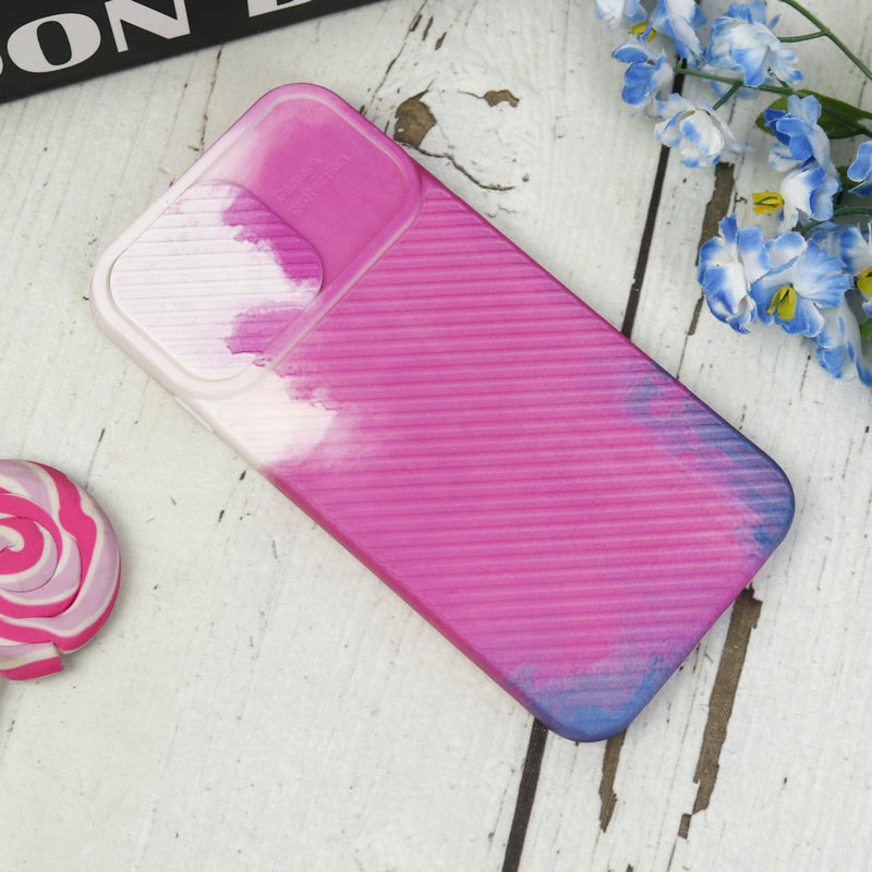 قاب سیلیکونی محافظ لنزدار کبریتی طرح آبرنگی iPhone 7/8