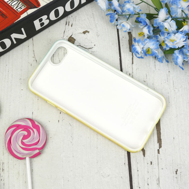 قاب سیلیکونی محافظ لنزدار کبریتی طرح آبرنگی iPhone 7/8