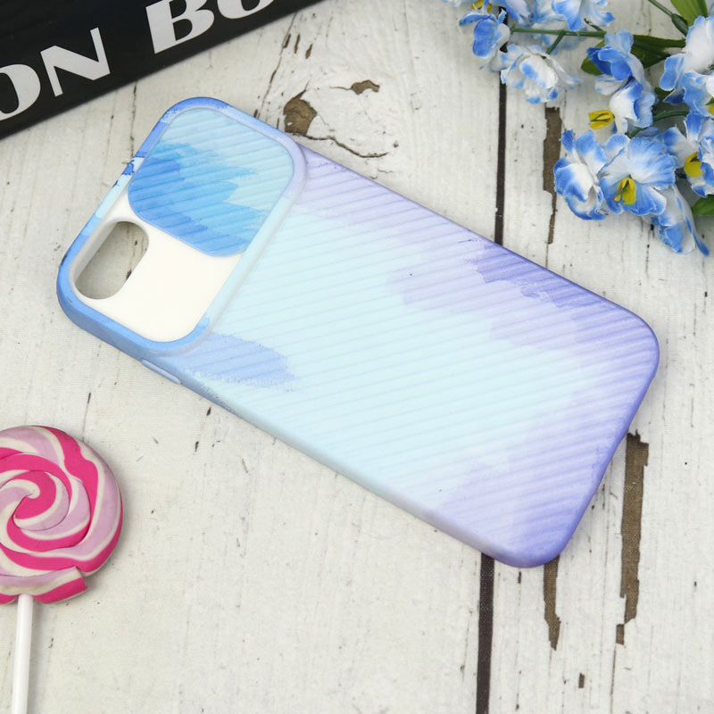 قاب سیلیکونی محافظ لنزدار کبریتی طرح آبرنگی iPhone 7/8