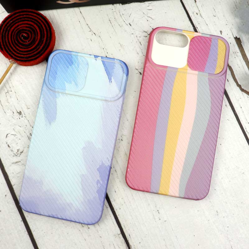 قاب سیلیکونی محافظ لنزدار کبریتی طرح آبرنگی iPhone 7 Plus / 8 Plus