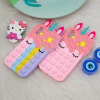 قاب اورجینال سیلیکونی یونیکورن پاپیتی iPhone X/XS