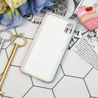 قاب سیلیکونی محافظ لنزدار کبریتی طرح آبرنگی iPhone X/XS