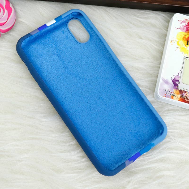 قاب سیلیکونی اورجینال رنگین کمانی iPhone X/XS