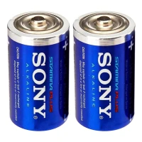 باتری دوتایی بزرگ Sony Stamina Plus Alkaline Extra Power AM1-B2D LR20 D