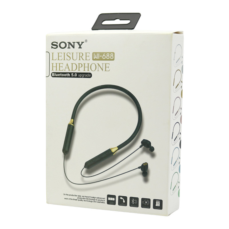 هندزفری بلوتوث دورگردنی و رم خور Sony WI-688