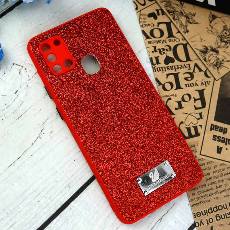 قاب شاینی Swarovski محافظ لنزدار Samsung Galaxy A21s