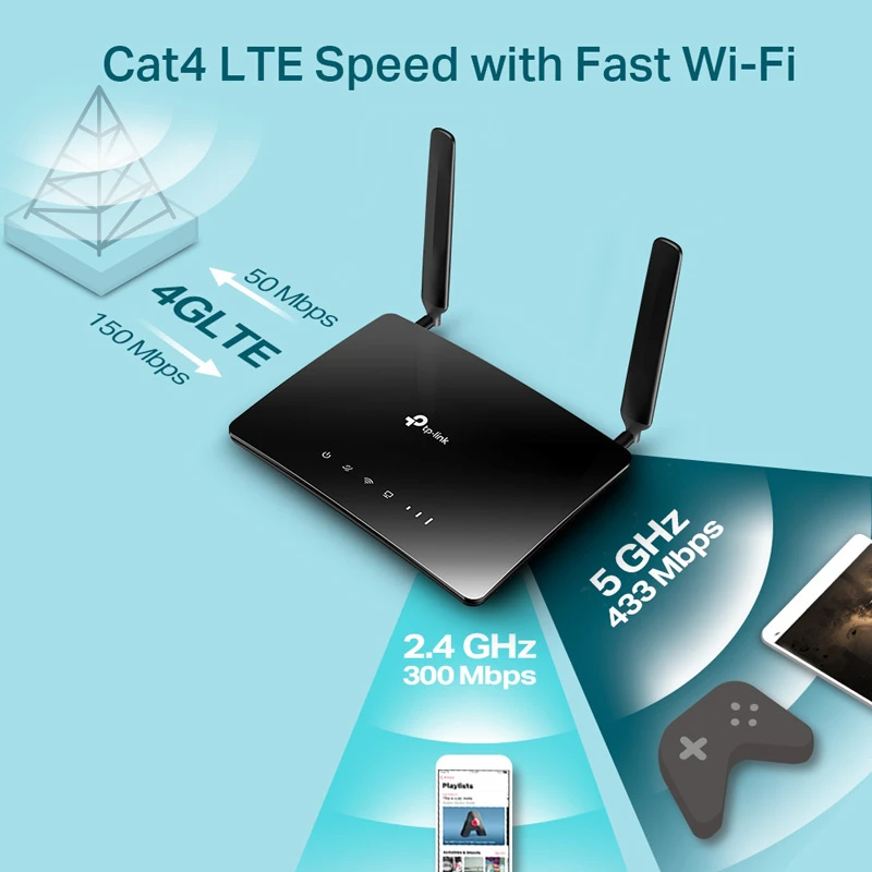 مودم روتر سیمکارتی 4G LTE تی پی لینک Archer MR200